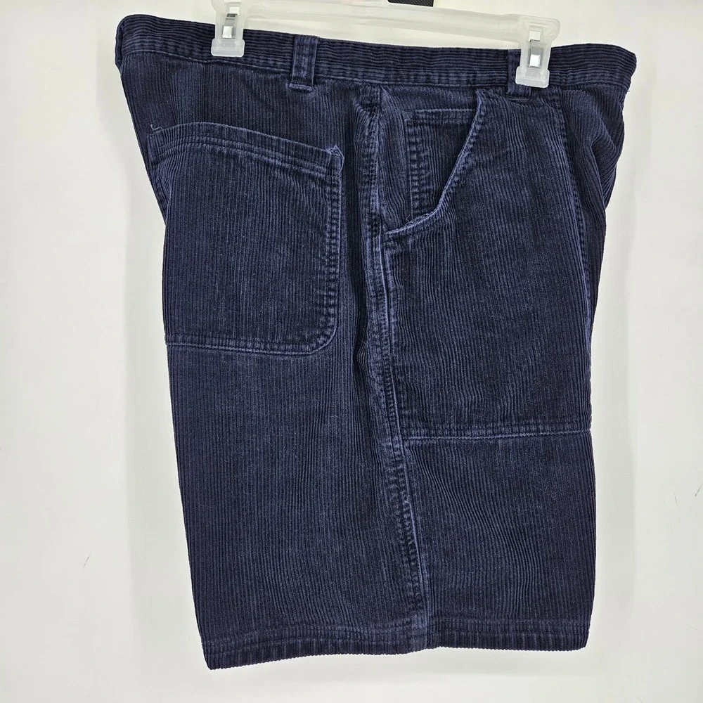 Vintage OP Ocean Pacific Shorts Mens 36 Blue Corduroy Casual Outdoors Preppy